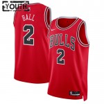 Maillot NBA Chicago Bulls Lonzo Ball 2 Nike 2022-23 Icon Edition Rouge Swingman - Enfant